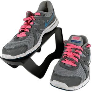 Nike Womens Revolution 2 Gray Pink Teal Running Shoes Sneakers Size 10